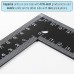 Carpenter Square, Framing Square, 8 inch x 12 inch,  Right Angle Ruler, Framing Tools, L Shape Ruler, Metal Square