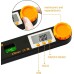 Digital Angle Finder Tool 7inch 0-360 degree LED Digital Protractor with Horizontal Vertical Bubble Levels