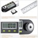 12 inch/30cm Stainless Steel Digital Angle Finder Protractor Ruler with Data Holding Function