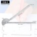 Angle Protractor Angle Finder Ruler Two Arm Stainless Steel Protractor Woodworking Ruler Angle Measure Tool with 0-180 Degrees