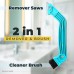 Grout Removal Tool - Caulk Remover Tool for Tiles, Tile Grout Scraper Saw, Grout Saw, Scrubber Brush(2 Extra Blades)