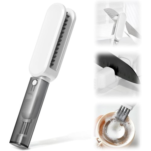 4-in-1 Knife Washing Brush Kitchen Tableware Chopsticks Knife and Fork Cleaning Brush Double-Sided Brush Knife Cleaner