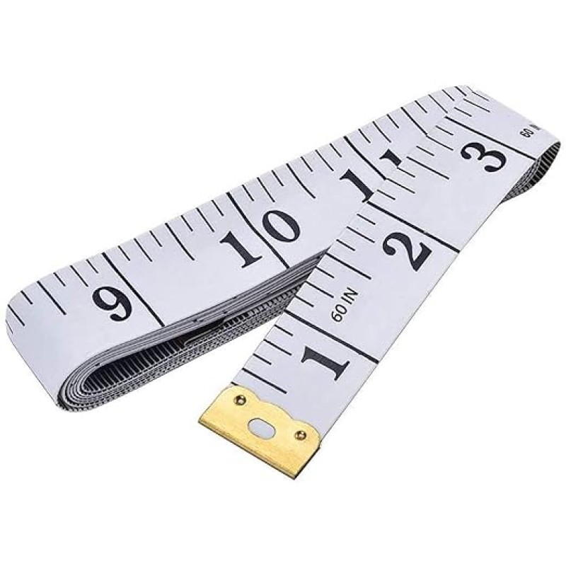 Soft Tape Measure Double , Has Centimetre Scale on Reverse Side 60-inch