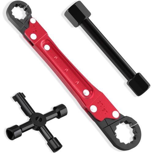 Plumbing Tools, Angle Stop Wrench Angle-On Wrench kit, plumbers wrench Angle Stop Removal Tool